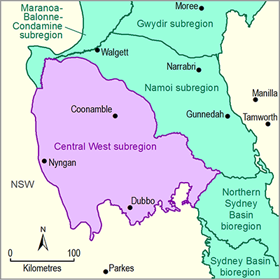 Thumbnail of the Central West subregion