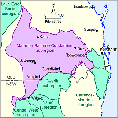 Thumbnail of the Maranoa-Baloone-Condamine subregion