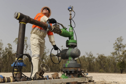 QGC Australia Coal seam gas well head near Chinchilla, central Queensland. Credit: theconversation.com. QGC Australia Coal seam gas well head near Chinchilla, central Queensland. Credit: theconversation.com.